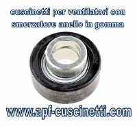 Cuscinetti con anello smorzatore in gomma antivibrante