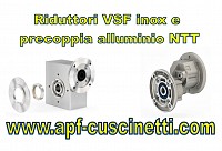 Riduttori VSF Inox e precoppie alluminio NTT