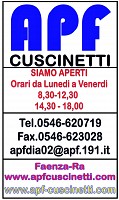 APF cuscinetti Faenza SIAMO APERTI