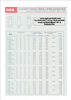 INOX Cuscinetti catalogo 3